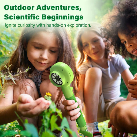 2 In 1 Digital Microscope Kit With Bug Catcher For Kids Portable Handheld 1080P HD Microscope for outdoor bug discovery
