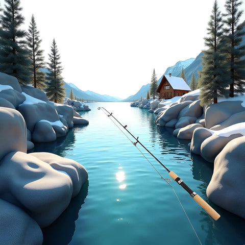 Compact Ice Fishing Rod For Winter Angling Pen Style Spinning And Casting Compatible With Lures Tackle 75cm Hard Rod Without Reel Durable