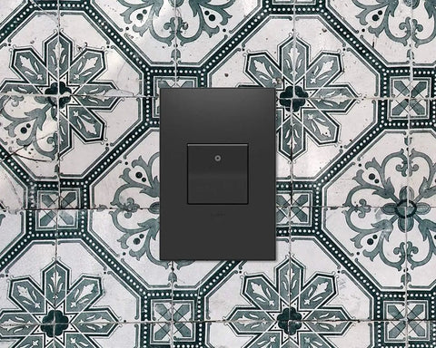 15 Amp Paddle Switch 1 Or 3 Way With Matching Graphite Wall Plate 4 Pack Sleek Upgrade For Lights And Modern Living Spaces With Easy Up Down Control In Any Room Or Hallway on decorative tile wall