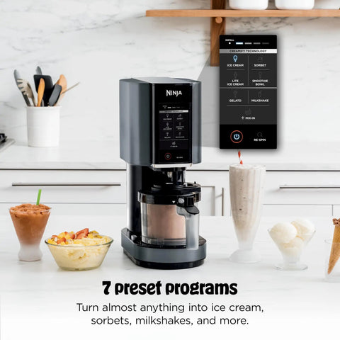 Ultimate Seven In One Frozen Treat Machine That Goes Hard On Cravings Includes One Touch Programs to make gelato and sorbet.