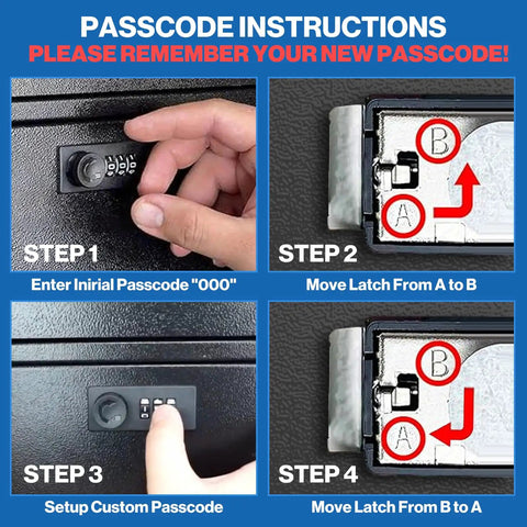 Instructions for Heavy Duty Wall Mount Lock Box Deposit Safe With Code Lock For Businesses Vertical Tamper Proof Night Deposit And Cash Drop Box Steel Construction Perfect For Retail And Office Use Boss Grade Security