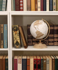 Antique Map Book Safe With Key Lock And Hidden Diversion Magnetic Closure Stash Ready Steel Compartment on bookshelf