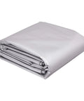 Heavy Duty Waterproof Poly Tarp Cover 30 By 40 Feet 5 Mil Thick Blue Multipurpose Tarp For Construction Roofing Projects folded