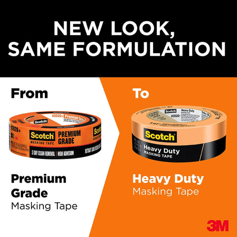 Heavy Duty Painters Tape Set Six Rolls 1.41 Inch By 60.1 Yard For Vinyl Carpet Metal Plastic Indoor And Outdoor Masking Tape.