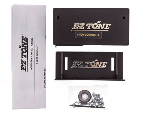 Door Alarm That Requires No Power No Wires Quick Install Under 15 Minutes Includes L Bracket For Swinging Doors Fully Mechanical No Batteries Needed No Fuss Setup And Clear Instructions For Fast Home Security with components and instructions