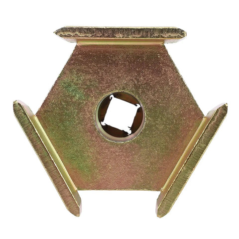 Primary Clutch Spider Tool And Holding Tool With Center Hold Design For P90 P80 1000 XP Sportsman Models, Your Go-To Access Tool For Bearings, Bushings, Cam Rollers, And Buttons For Fast, Easy Clutch Maintenance. gold metal clutch spider tool with center hole