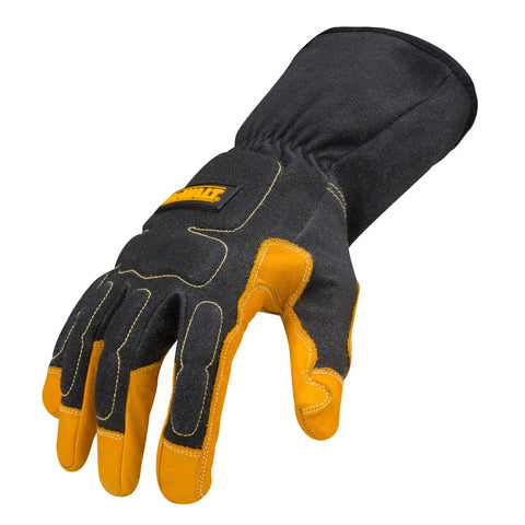 Beefy MIG And TIG Welding Gloves 3X-Large Black Yellow Premium Heat Resistant Durable And Comfortable Safety Gear With Great Grip For Metal Fab And Auto Body Welding