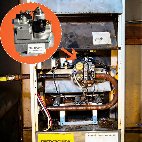 Millivolt Gas Valve Replacement For 700 Series - Exact Fit 200,000 BTU on commercial gas appliance installation