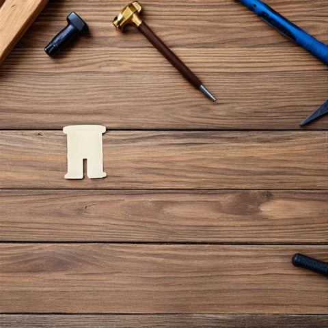 Thirty Piece White Plastic Furniture Caster Socket Inserts on wooden surface among tools for easy chair repairs.