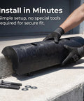 Heavy Duty Rubber Dock Guard For Outer Wheel Docks And Port Docks installation with bolts on concrete surface