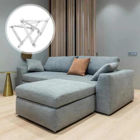 Triangular Spring Hinges For Sofa Bed And Cabinet Doors Heavy Duty Hot Rolled Steel Foldable Lift Up Hinges, sofa setting view
