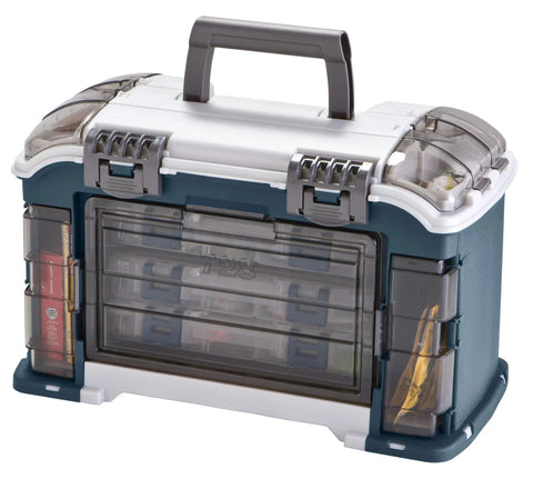 Angled Tackle System With Three 3600 Stowaway Boxes For Easy Access Fishing Tackle Storage, Durable DuraView Covers, Compact Case Built For Pro Anglers