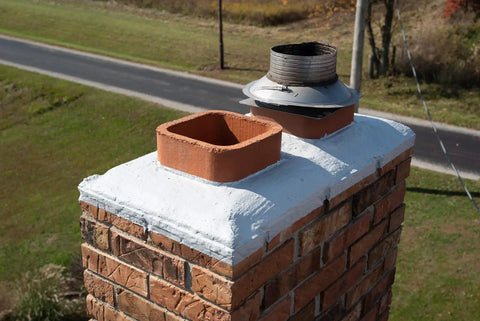 Bone Dry Chimney Crown Sealer Brushable Elastomeric Waterproof Membrane Stops Water Leaks Quick Tight As A Drum on chimney roof