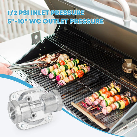 heavy-duty gas regulator propane natural gas used for outdoor grilling