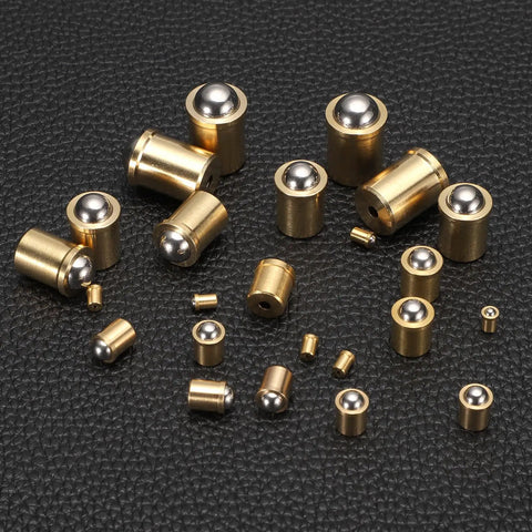 Heavy Duty 10 Pack 304 Stainless Steel Ball Plungers Featuring Slick Push Fit Design And Seriously Solid Five Newton Hold, assorted sizes.