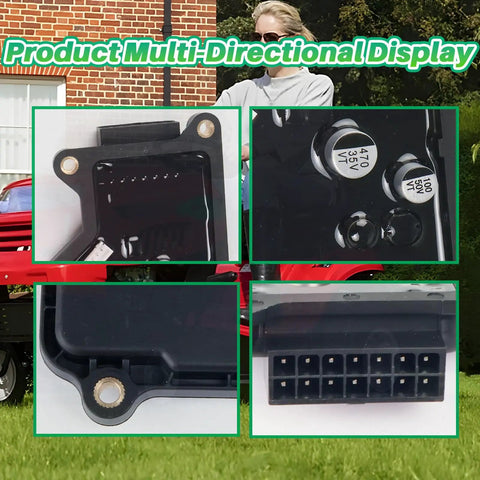 Electronic Control Module Replacement For 547cc Engines Plug And Play Fit For AX90HUB AX90HUC AX90HU AX90HUA Engines Troy Bilt MTD Tractors Replaces 751 18209C Easy Install Ready For Lawn Care Pros, multi-directional display