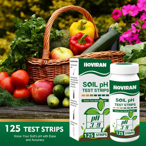 All In One Soil pH Test Kit With 125 Strips 3 To 9 pH Range Fast And Accurate Readings For Gardens Lawns Farms Grass Flowers Veggies
