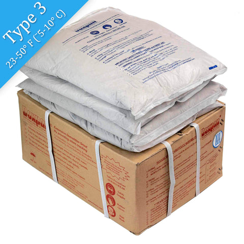 Expansive Demolition Grout 44 Lb Box For Rock Breaking And Concrete Cutting, Silent Low Vibe Alternative shown with bags on box