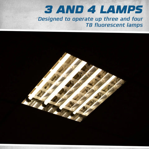 10 Pack Replacement Fluorescent Ballast Kit For Sylvania ICN 4P32 SC And N Philips ICN 4P32 N Keystone KTEB 432 UV IS N P For Four T8 Lamps