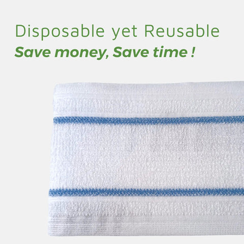 Semi Disposable Microfiber Mop Pads For Shark S3101 S3250 S3251 SK410 SK435CO SK460 SK140 SK141 S1000 S1000A 12 Pack Washable Durable Pads showing close-up texture