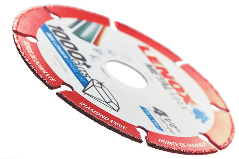 Metalmax 4 Inch Segmented Rim Diamond Cutting Wheel For Metal Dry Use Up To 15,200 RPM 5/8 Inch Arbor For Angle Grinders Cuts Steel