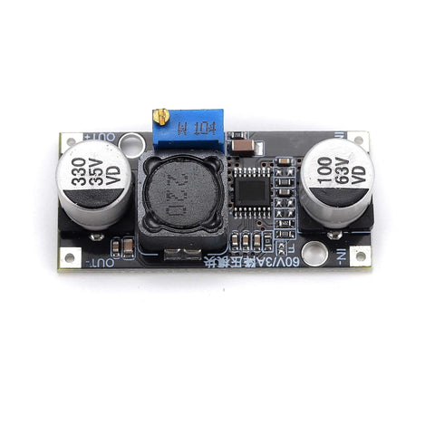 DC-DC Buck Converter Module 60V 3A Adjustable Regulator for 3.3V 5V 12V 24V, Synchronous Step-Down Power Supply with Low Ripple