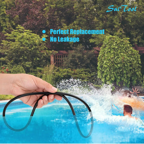 Pool Filter O Ring Replacement For Pentair Clean And Clear Cartridge Filters CC50 CC75 CC100 CC150 CC200 8.98 Inch Inner Diameter 0.275 Inch Thick Tank Clamp O Ring 1 Pack Easy Install And Durable Seal, black rubber pool seal held over pool