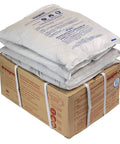 Expansive Demolition Grout 44 Lb Box For Rock Breaking And Concrete Cutting, Silent Low Vibe Alternative stacked bags on box
