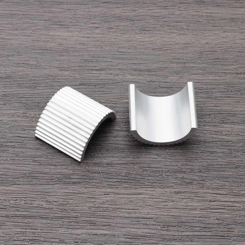 4 Pack Aluminum Alloy Bicycle Handlebar Spacers For 28mm To 22mm Conversion Washers Fits 22mm Diameter Bars Easy Install Silver Finish