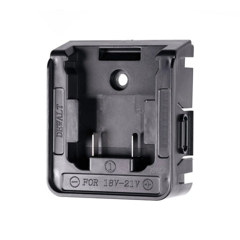FLUD 4000 LED Work Flood Light For Dewalt 20V Battery back view of battery slot compatible with 18V-21V