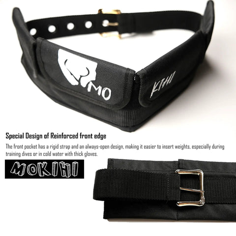 13.86 Pounds Diving Weight Belt With Quick Release Buckle For Saltwater Dives, close-up of durable corrosion-resistant buckle