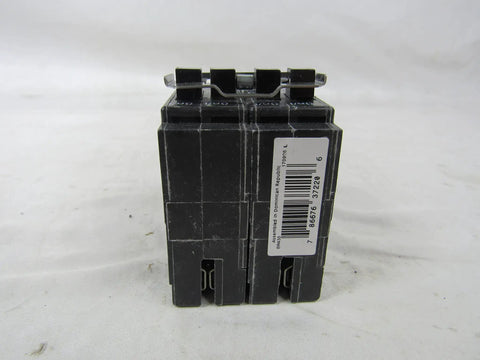 Quad Pole 240 Volt BR Molded Case Circuit Breaker 30 Amp 10 KAIC Thermal Magnetic back view