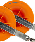 Cable Pulley Set Two Pack For Low Voltage Electrical And Network Cables With Deep Grooves Swivel Hooks And Anti Friction Bearings
