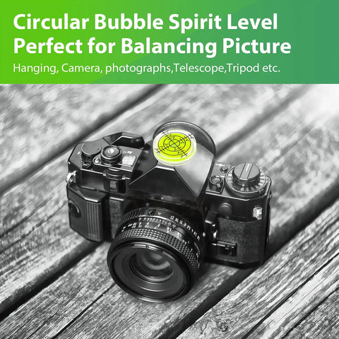 Nine Piece Mini Magnetic Spirit Levels With Crystal Clear Bubble Tubes, Kickass Acrylic Measuring And Layout Tool Kit, Heavy Duty Precision Instruments Built Tough For Any Workshop Job on camera for photography leveling.