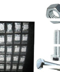 Pro Grade Metric 10.9 Bolt Hex Head Cap Screws Nut And Washer Kit 1496 Piece All Purpose Hardware Fastener Assortment with components