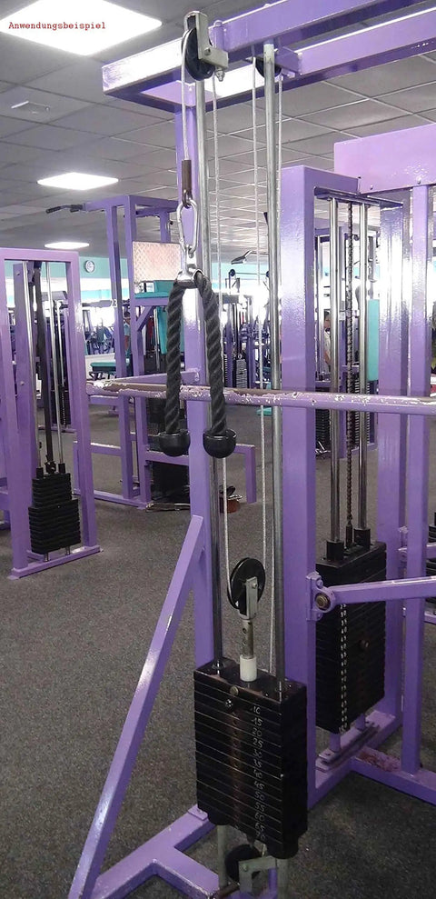 Heavy Duty Cable Pulley With Spacers 3.54 Inch 90mm One Bearing Dustproof Pulley on gym equipment machine