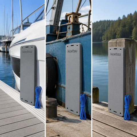 Boat Dock Protector Cushion EVA Foam To Prevent Collisions And Hull Damage, Shock Absorption, Easy Tie Rope Install, durable bumper pad