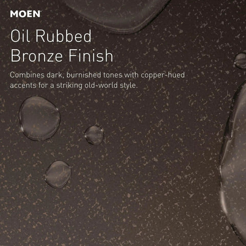 Oil rubbed bronze finish detail on Brantford Oil Rubbed Bronze Posi-Temp Shower Trim Kit With Showerhead And Lever Handle, Valve Required