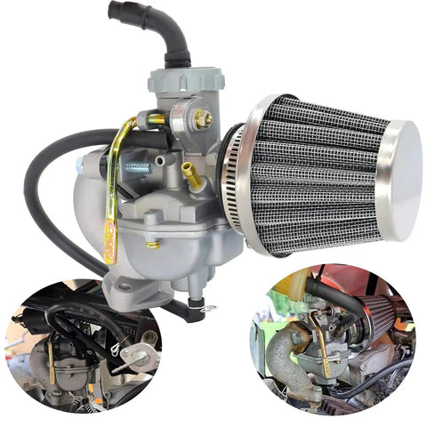 Carburetor Kit For 50cc To 125cc 4 Stroke ATVs Quads Go Karts With Air Filter Intake Manifold And Fuel Filters Direct Replacement