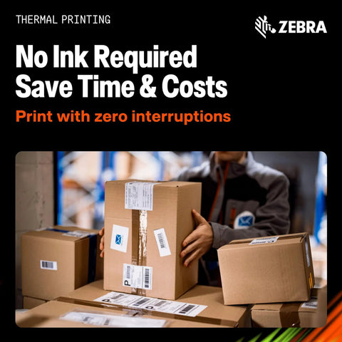 Heavy Duty Thermal Industrial Printer Serving Crisp 600 DPI Prints and seamless label printing in a busy warehouse setting.
