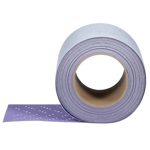 Cubitron II Hookit Pro Grade Abrasive Sheet Roll 70 mm By 12 M 80 Plus Grade Multi Hole Automotive Sanding Paper side view