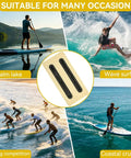 Lightweight Surf Foil Gear Box With Stable Mount Track For Surf Foil Accessories Black Dope Foam Box Holder displayed in use cases