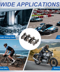 Top Quality ANSI #120 Roller Chain Offset Half Link Connector With 38.1mm Pitch Made From Heavy Duty Manganese Steel for Off-Road Bikes and Karts.