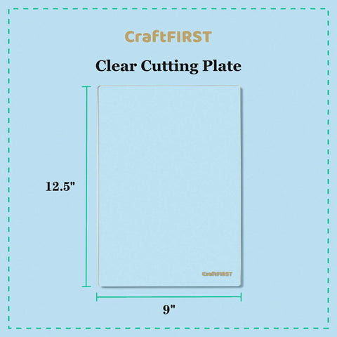 9 X 12.5 Clear Cutting Plates For Die Cutting Machines Pack Of 2 Durable Polycarbonate Protective Plates See Through Design