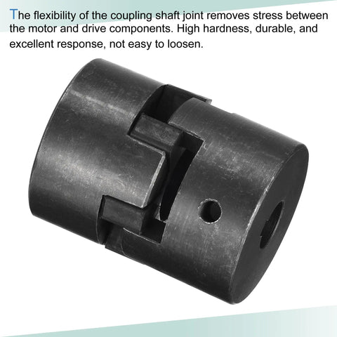 Flexible Coupling Shaft 12mm To 25mm Bore Motor Coupler Joint For Servo And Stepper Motors displayed, close-up view.