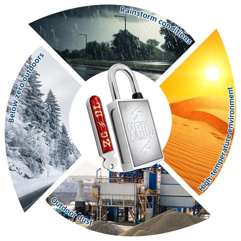 Hardcore Magnetic Padlock No Sweat Keyless Design 30mm Outdoor Weatherproof Lock with dual magnetic keys for various climates.