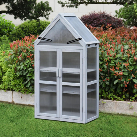 Mini Greenhouse Kit For Outdoor And Indoor Gardens Ready To Grow With Space Saving Plant Stand Tiered Shelves Adjustable Wall Brackets Damp Proof Green House For Balcony Or Patio Ideal For Seedlings Herbs Vegetables And Flowers