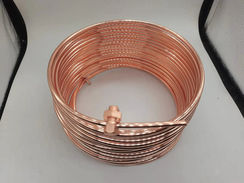 Coil of Soft Annealed Copper Bonded Ground Wire 4 AWG 50 Feet Coil For DIY Electrical Bonding And Grounding Heavy Duty Copper Clad Steel Cable UL 467 Ground Conductor For Electrical Projects