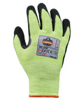ProFlex 7041 Lime Cut Resistant Gloves With Nitrile Coated Palms For Superior Grip Hi Vis Safety ANSI A4 Cut Protection Large