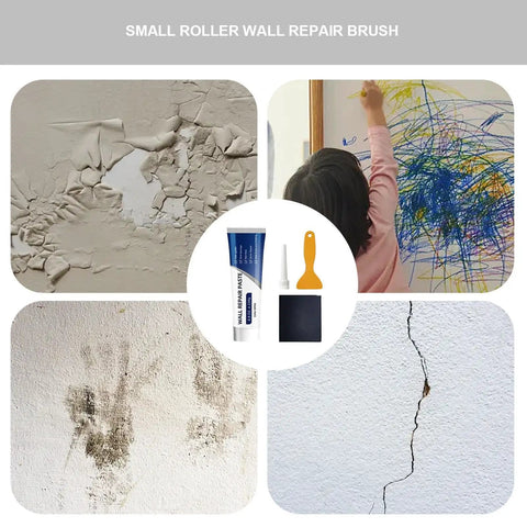Fast Dry Wall Repair Paste for Holes and Cracks, 260g Mending Putty for Drywall, Concrete, Tile, and Shower Floors image